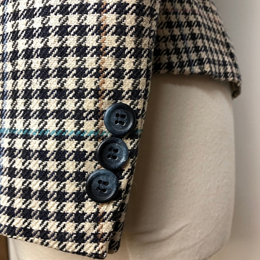 Barrie Pace Collarless Fully Lined Houndstooth Sk… - image 5